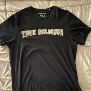 Men’s True Religion Tee, Size: M, Stitched Logo